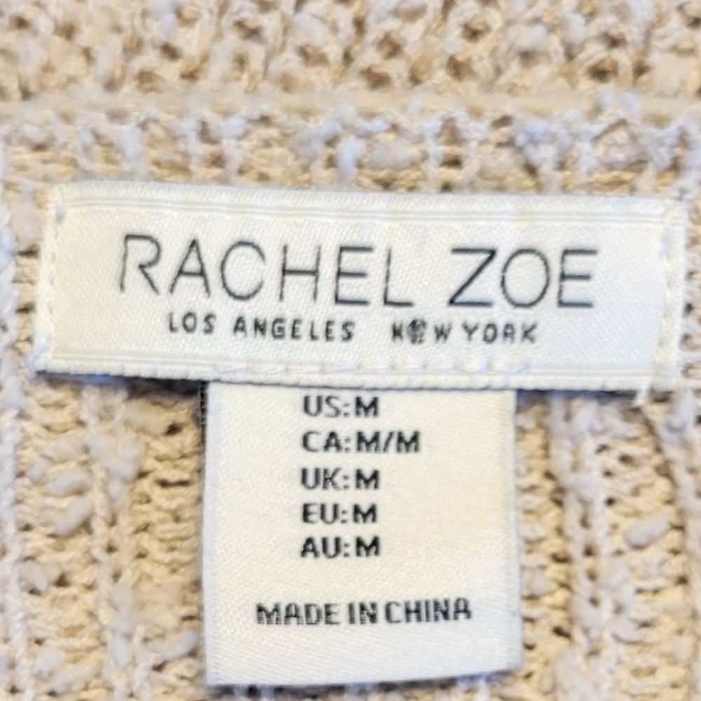 Rachel Zoe reverse seam v neck sweater - Picture 3 of 8